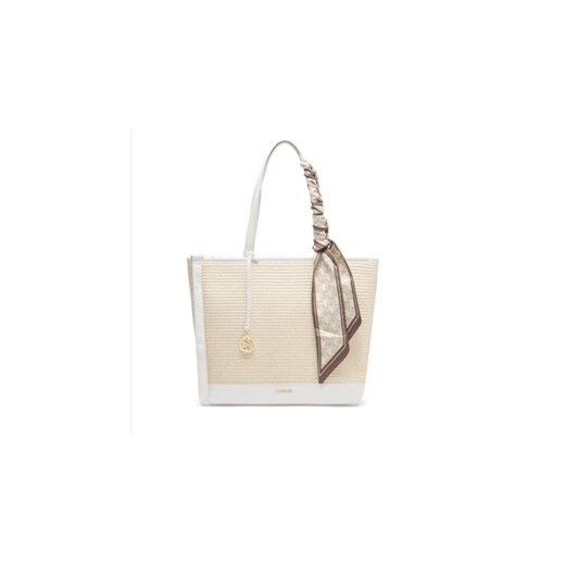 Lasocki Torebka MLS-E-016-05 Biały ze sklepu MODIVO w kategorii Torby Shopper bag - zdjęcie 171211493