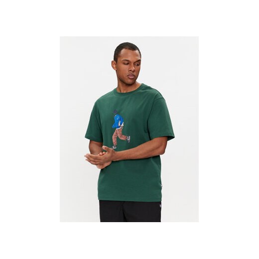 New Balance T-Shirt Athletics MT41579 Zielony Relaxed Fit ze sklepu MODIVO w kategorii T-shirty męskie - zdjęcie 171211852