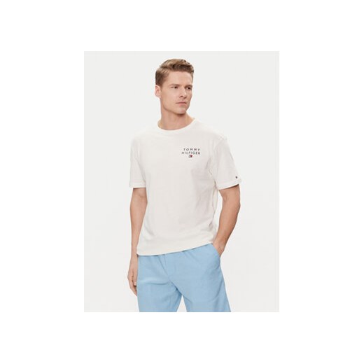 Tommy Hilfiger T-Shirt UM0UM02916 Biały Regular Fit ze sklepu MODIVO w kategorii T-shirty męskie - zdjęcie 171211993