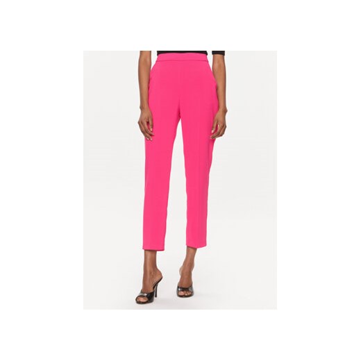 Pinko Spodnie materiałowe 102861 7624 Różowy Regular Fit ze sklepu MODIVO w kategorii Spodnie damskie - zdjęcie 171212023