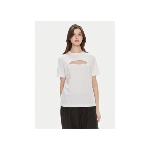 Champion T-Shirt 117348 Biały Regular Fit ze sklepu MODIVO w kategorii Bluzki damskie - zdjęcie 171212142