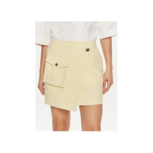 Herskind Spódnica mini Carolina 5115519 Żółty Regular Fit ze sklepu MODIVO w kategorii Spódnice - zdjęcie 171212434