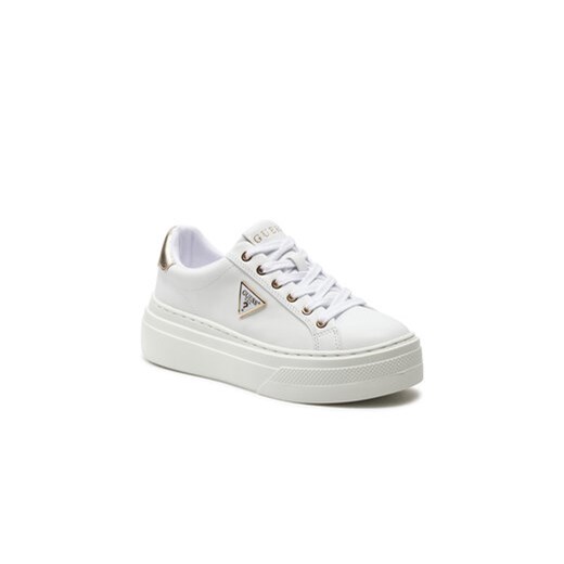 Buty sportowe damskie Guess sneakersy białe sznurowane