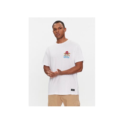 Brave Soul T-Shirt MTS-149POWER Biały Straight Fit ze sklepu MODIVO w kategorii T-shirty męskie - zdjęcie 171212520