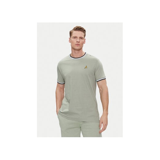 Brave Soul T-Shirt MTS-149FEDERERF Zielony Straight Fit ze sklepu MODIVO w kategorii T-shirty męskie - zdjęcie 171212720