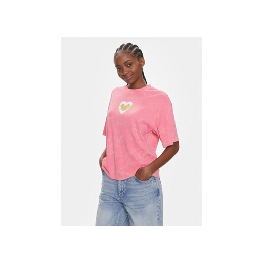 Hugo T-Shirt Dazalena 50508717 Różowy Relaxed Fit ze sklepu MODIVO w kategorii Bluzki damskie - zdjęcie 171212832