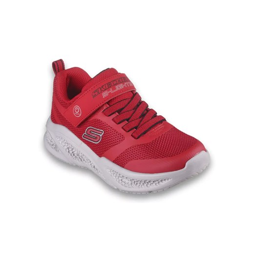 Buty sportowe dziecięce Skechers czerwone na rzepy 