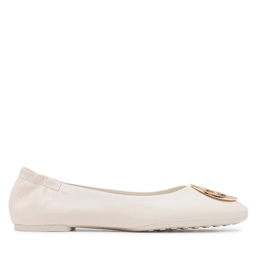 Baleriny Tory Burch Claire Ballet 147379 New Ivory/Silver/Gold 104 Tory Burch 36 promocja eobuwie.pl
