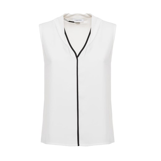 Calvin Klein Bluzka w kolorze białym Calvin Klein L Limango Polska okazyjna cena