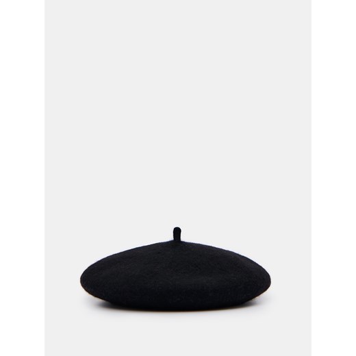Mohito - Czarny beret - czarny ze sklepu Mohito w kategorii Berety damskie - zdjęcie 171215730