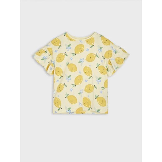 Sinsay - Koszulka - żółty ze sklepu Sinsay w kategorii Bluzki dziewczęce - zdjęcie 171216533