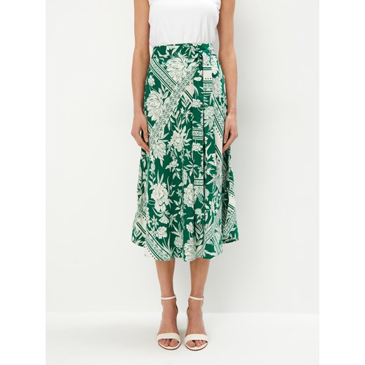 Spódnica Mohito boho midi z wiskozy