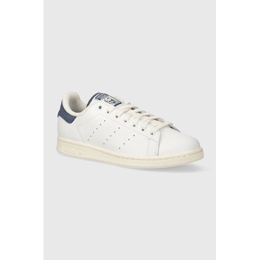 adidas Originals sneakersy skórzane Stan Smith kolor biały IG1323 ze sklepu PRM w kategorii Buty sportowe męskie - zdjęcie 171220682