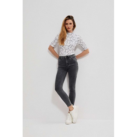 Spodnie damskie jeansowe szare ze sklepu 5.10.15 w kategorii Jeansy damskie - zdjęcie 171220993