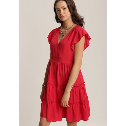 Czerwona Sukienka Anileia ze sklepu Renee odzież w kategorii Sukienki - zdjęcie 171223140