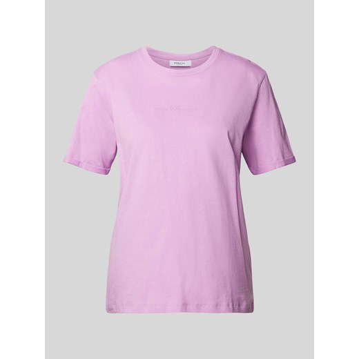 T-shirt z nadrukiem z logo model ‘Terina’ ze sklepu Peek&Cloppenburg  w kategorii Bluzki damskie - zdjęcie 171223582