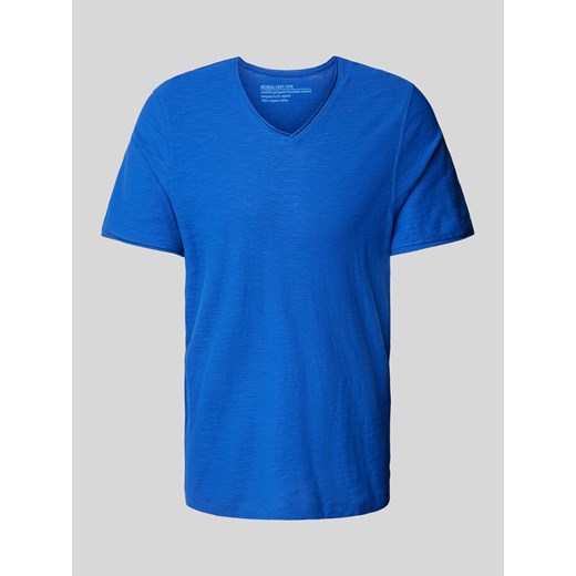 T-shirt z dekoltem w serek ze sklepu Peek&Cloppenburg  w kategorii T-shirty męskie - zdjęcie 171223754