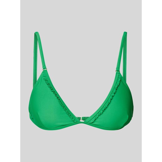 Top bikini z falbanami model ‘Romy’ ze sklepu Peek&Cloppenburg  w kategorii Stroje kąpielowe - zdjęcie 171224162