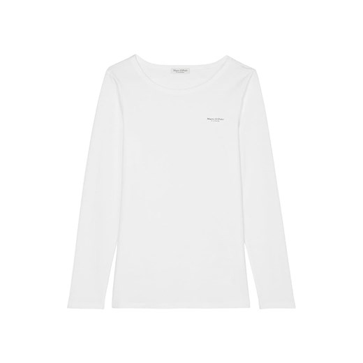 Marc O&apos;Polo Koszulka w kolorze białym ze sklepu Limango Polska w kategorii Bluzki damskie - zdjęcie 171225634