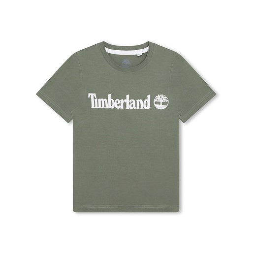 Timberland Koszulka w kolorze khaki Timberland 140 okazyjna cena Limango Polska