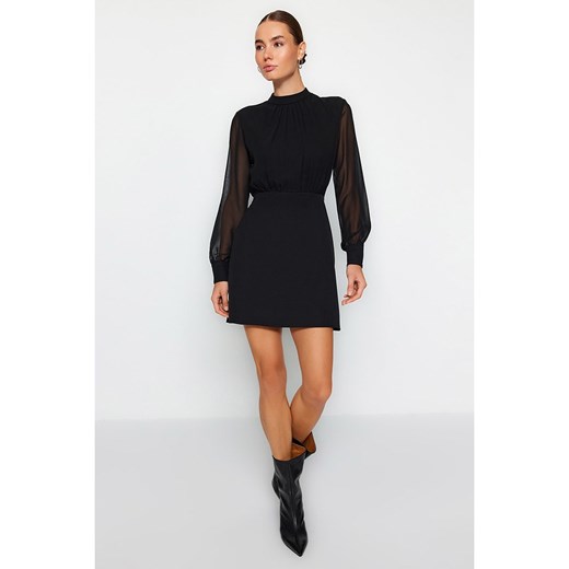 trendyol Sukienka w kolorze czarnym ze sklepu Limango Polska w kategorii Sukienki - zdjęcie 171225900