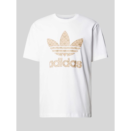 T-shirt z nadrukiem z logo ze sklepu Peek&Cloppenburg  w kategorii T-shirty męskie - zdjęcie 171230131