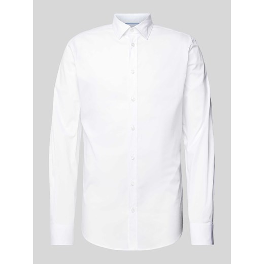Koszula biznesowa o kroju tailored fit z kołnierzykiem typu kent ze sklepu Peek&Cloppenburg  w kategorii Koszule męskie - zdjęcie 171230264