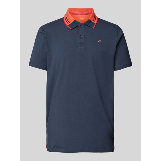 Koszulka polo z wyhaftowanym logo ze sklepu Peek&Cloppenburg  w kategorii T-shirty męskie - zdjęcie 171230280