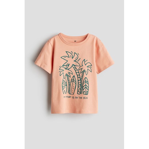 T-shirt chłopięce H & M pomarańczowa 