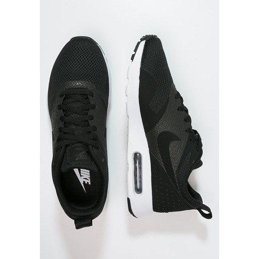 Nike Sportswear AIR MAX TAVAS Tenisówki i Trampki black/white zalando  bez wzorów/nadruków