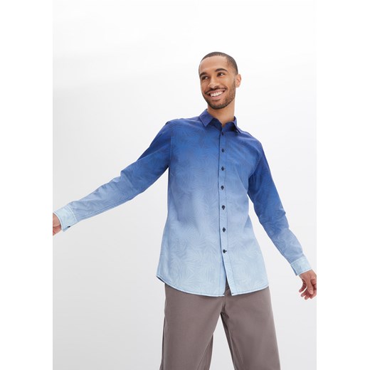 Koszula z długim rękawem, bawełna organiczna ze sklepu bonprix w kategorii Koszule męskie - zdjęcie 171231051