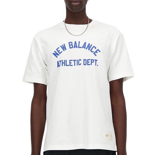 Koszulka New Balance MT41514SST - biała ze sklepu streetstyle24.pl w kategorii T-shirty męskie - zdjęcie 171232294