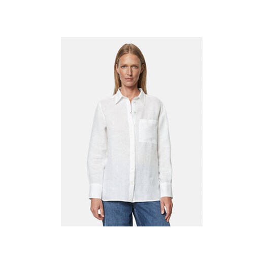 Marc O'Polo Koszula M03 1135 42427 Biały Regular Fit ze sklepu MODIVO w kategorii Koszule damskie - zdjęcie 171234141