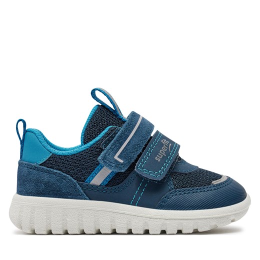 Sneakersy Superfit 1-006203-8040 M Blau/Türkis ze sklepu eobuwie.pl w kategorii Buty sportowe dziecięce - zdjęcie 171235570