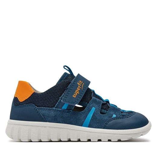 Półbuty Superfit 1-006181-8000 S Blue/Orange ze sklepu eobuwie.pl w kategorii Buty sportowe dziecięce - zdjęcie 171236124