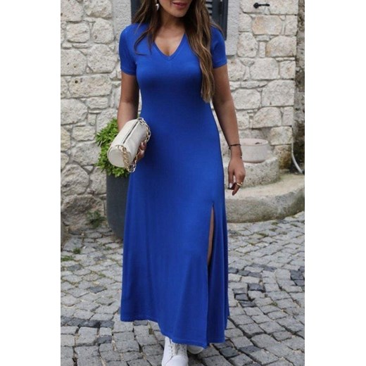 Sukienka REALFEDA BLUE ze sklepu Ivet Shop w kategorii Sukienki - zdjęcie 171238132