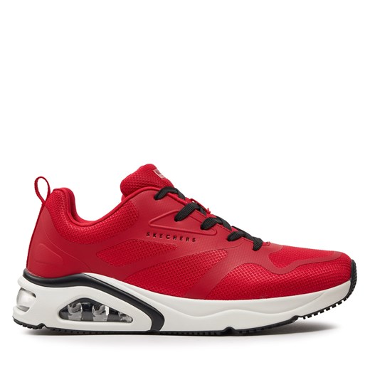 Sneakersy Skechers Tres-Air Uno-Revolution-Airy 183070/RED Red ze sklepu eobuwie.pl w kategorii Buty sportowe męskie - zdjęcie 171239060