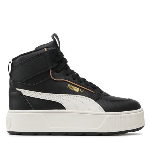 Sneakersy Puma Karmen Rebelle Mid 387213 10 Czarny ze sklepu eobuwie.pl w kategorii Trampki damskie - zdjęcie 171239552