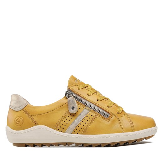 Sneakersy Remonte R1432-68 Żółty ze sklepu eobuwie.pl w kategorii Półbuty damskie - zdjęcie 171240514