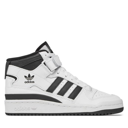 Sneakersy adidas Forum Mid J FZ2083 Biały ze sklepu eobuwie.pl w kategorii Buty sportowe dziecięce - zdjęcie 171240833