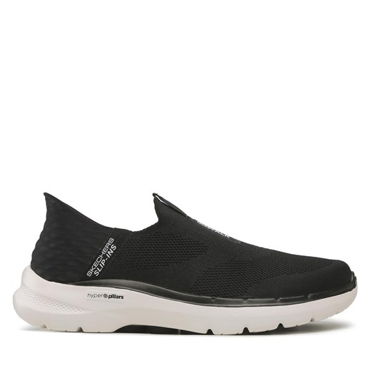 Sneakersy Skechers Go Walk 6 216278/BLK Czarny ze sklepu eobuwie.pl w kategorii Półbuty męskie - zdjęcie 171241594