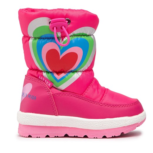 Śniegowce Agatha Ruiz de la Prada 221996-A M Fucsia ze sklepu eobuwie.pl w kategorii Buty zimowe dziecięce - zdjęcie 171242261