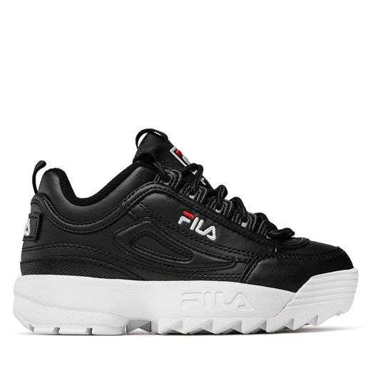 Sneakersy Fila Disruptor Kids 1010567.25Y Black ze sklepu eobuwie.pl w kategorii Buty sportowe dziecięce - zdjęcie 171242511