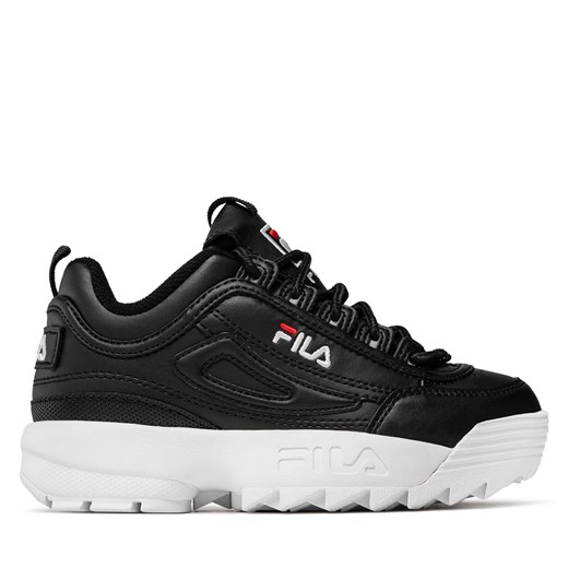 Sneakersy Fila Disruptor Kids 1010567.25Y Czarny ze sklepu eobuwie.pl w kategorii Buty sportowe dziecięce - zdjęcie 171242511