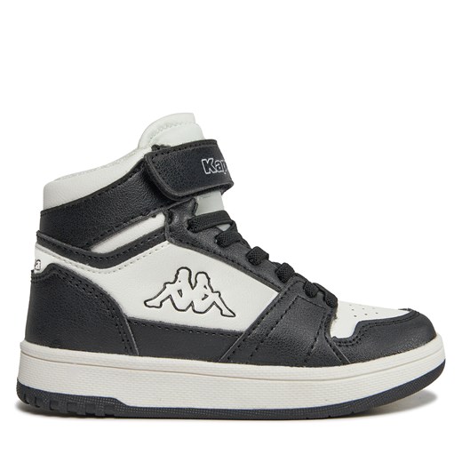 Sneakersy Kappa Logo Basil Md Ev Kid 321F4UW White/Black A02 ze sklepu eobuwie.pl w kategorii Trampki dziecięce - zdjęcie 171242542