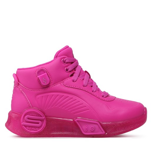 Sneakersy Skechers S-Lights Remix 310100L/HTPK Różowy ze sklepu eobuwie.pl w kategorii Buty sportowe dziecięce - zdjęcie 171242713