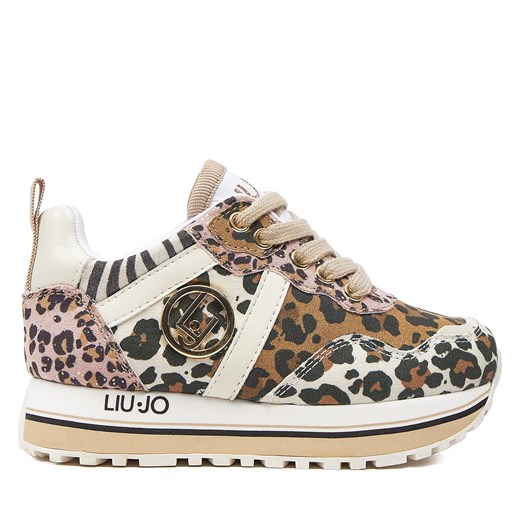 Sneakersy Liu Jo Maxi Wonder 709 4A4305 TX133 Leopard S19C1 ze sklepu eobuwie.pl w kategorii Buty sportowe dziecięce - zdjęcie 171243862