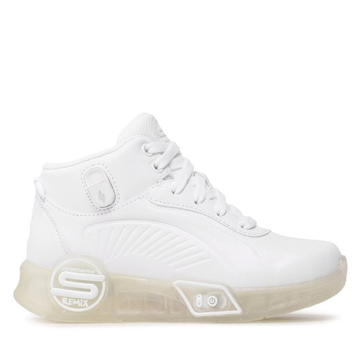 Sneakersy Skechers S-Lights Remix 310100L/WHT White ze sklepu eobuwie.pl w kategorii Buty sportowe dziecięce - zdjęcie 171244122