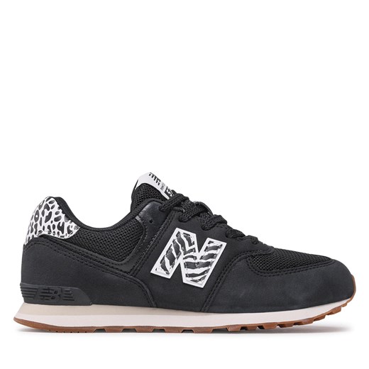 Sneakersy New Balance GC574AZ1 Czarny ze sklepu eobuwie.pl w kategorii Buty sportowe dziecięce - zdjęcie 171244281