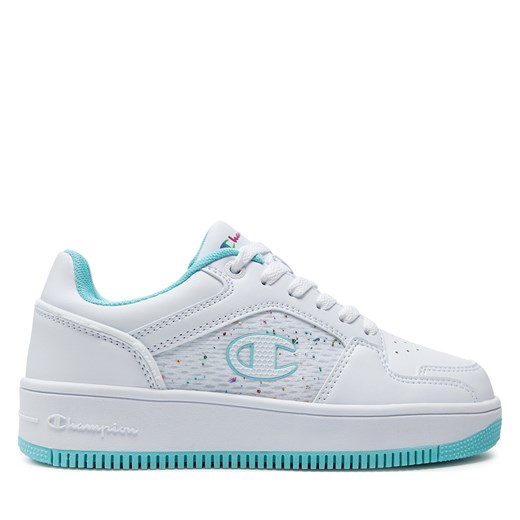 Sneakersy Champion Rebound Platform Abstract G Ps S32873-CHA-WW011 Wht/Lt.Blue ze sklepu eobuwie.pl w kategorii Buty sportowe dziecięce - zdjęcie 171244591